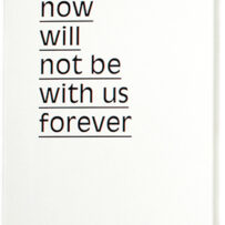 ES~Maurice van  - Now will not be with us forever