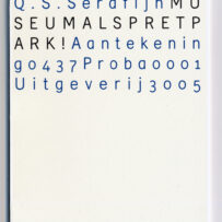 SERAFIJN (Hack)~Q.S. Museum als pretpark! Aantekeningen 0437