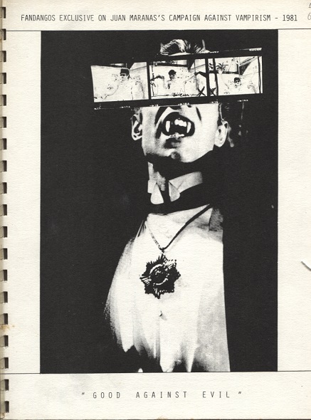 Fandangos exclusive on Juan Maranas's campaign against vampirism~Good against Evil
