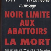 Noir limite aux abattoirs la mort
