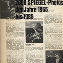 Marcovicz~Digne Meller - 2000 Spiegel-Photos der Jahre 1965 bis 1985