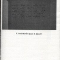 HEMMERS~Maike - A semi-stable space in 22 days