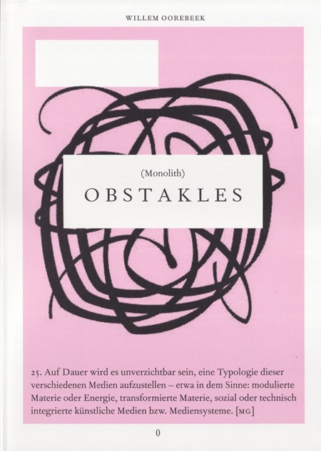 Oorebeek, Willem - (monolith) OBSTAKLES
