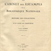 Le Cabinet des Estampes de la Bibliotèque Nationale